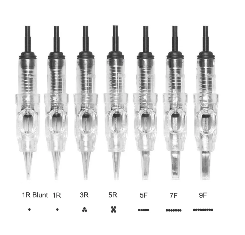 Professional Stainless Steel Disposable Cartridge Tattoo Needle For Permanent Makeup Tattoo Machine Tattoo Supplies