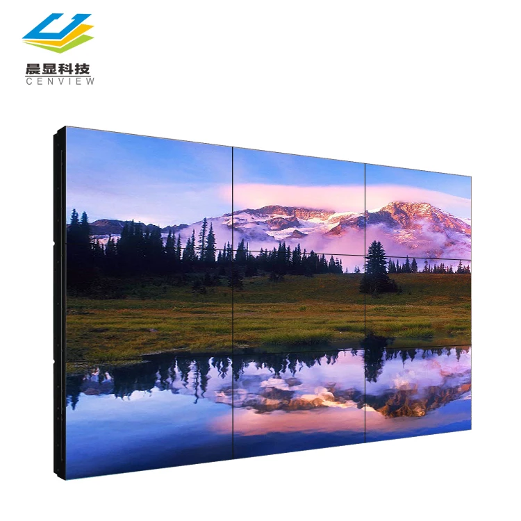 Custom lcd video wall display 49 inch, 40/42/46/49/50/55/58/65 inch ultra slim bezel lcd tv walls