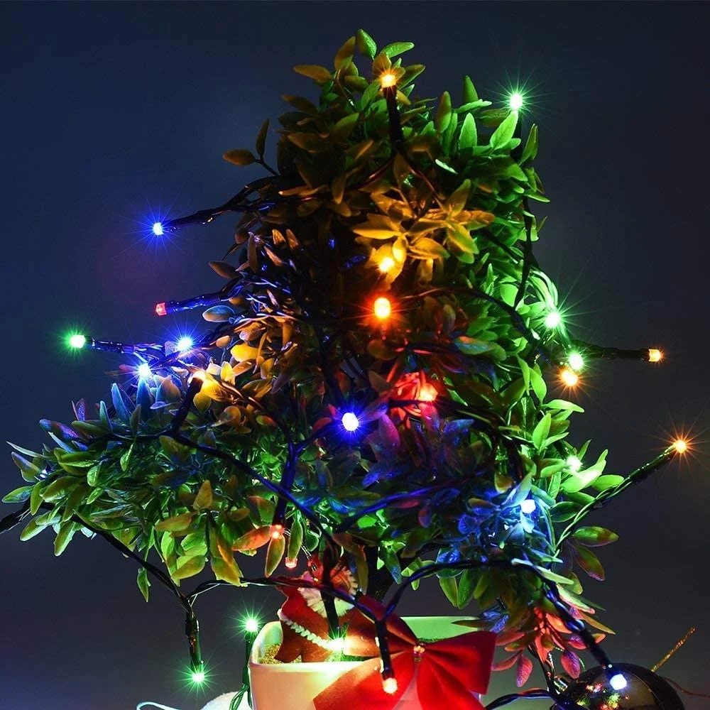 
Festival decorative outdoor led solar fairy garden lights string lights multicolor 