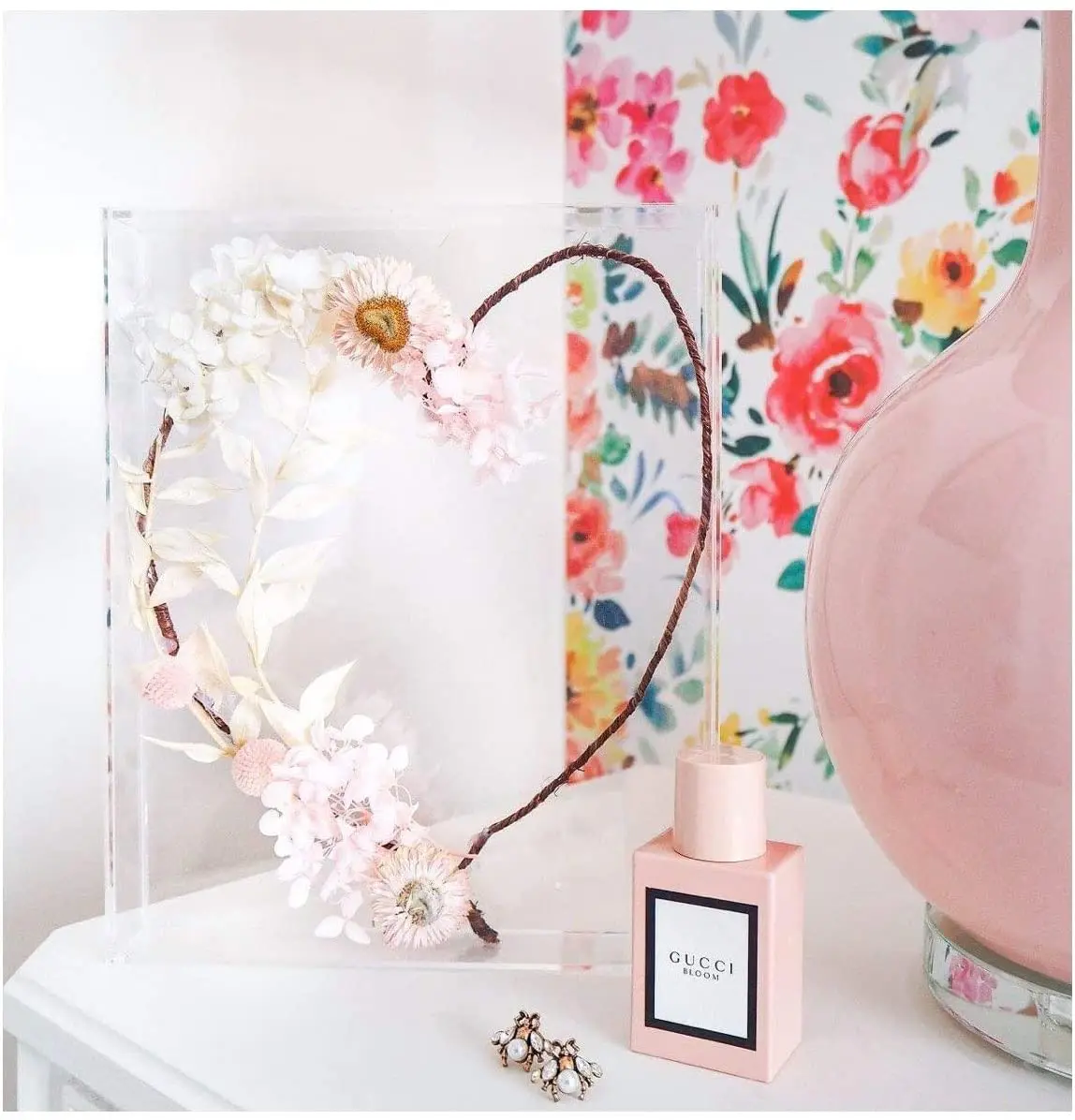 Customized DIY All Clear Memory Box Photo Picture Frame Tabletop Display Case Shadow Acrylic box Frames For Dried Flowers