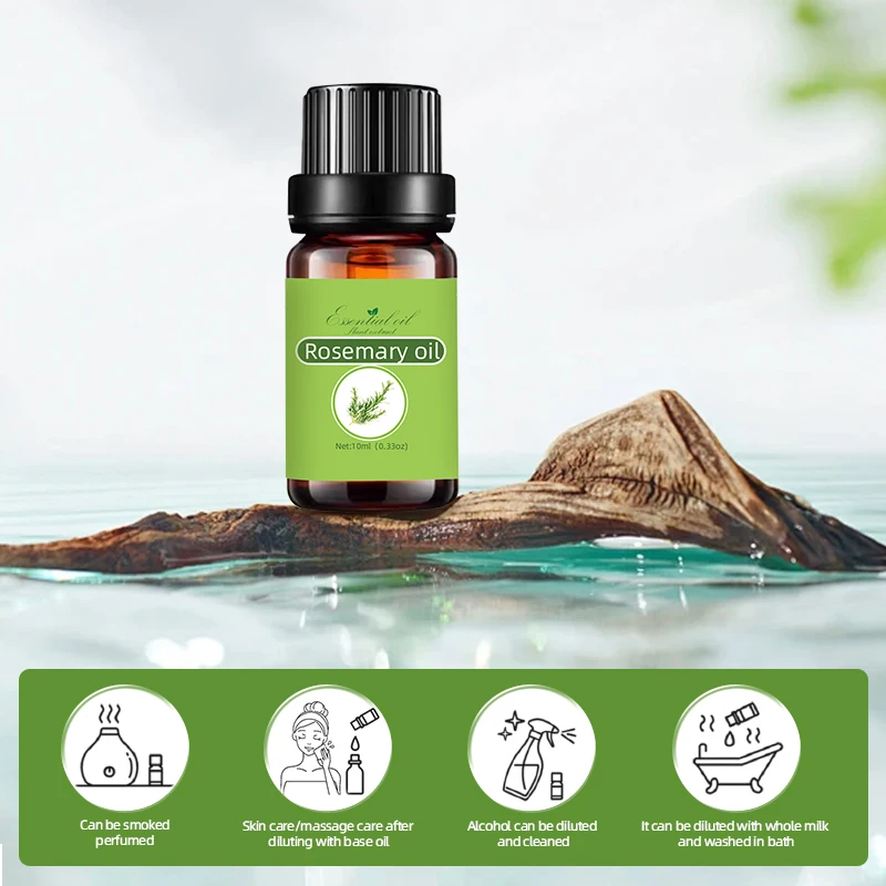 Wholesale Beauty Cosmetics Perfume Diffuser Essential Oil Natural Organic Rosemary Oil for Hair Shampoo Skin Care