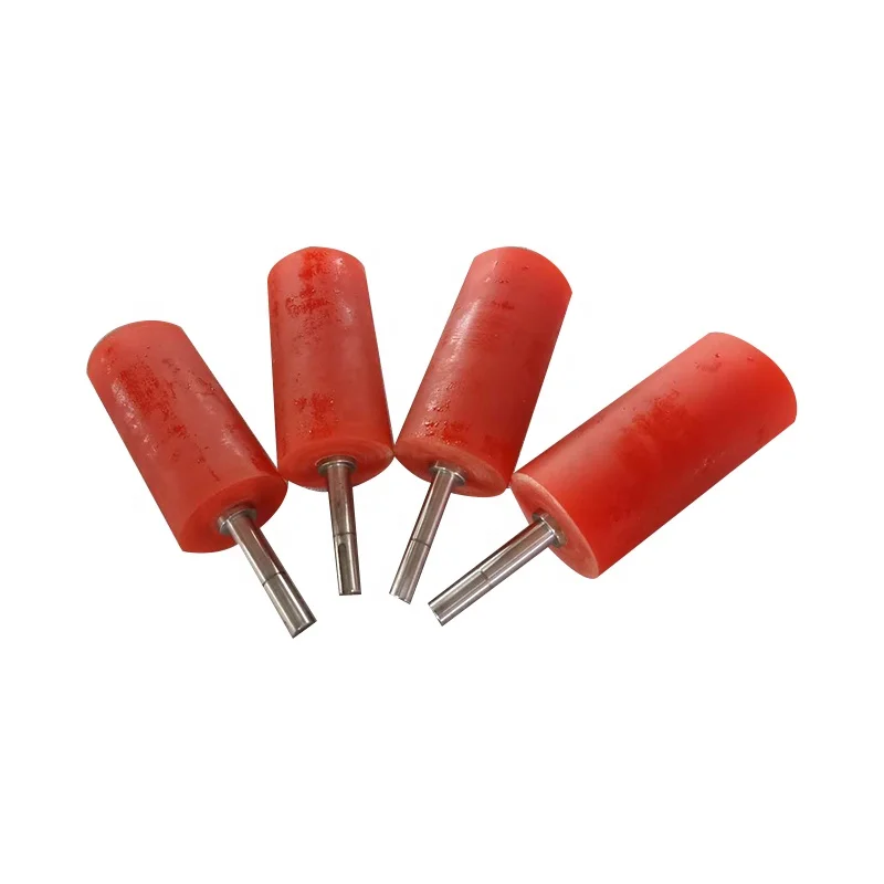 Custom PU Rubber Coated Roller Wheel High Quality Roller Wheels for Printing Industry in Different Size Mate