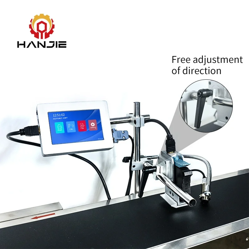 TlJ Online 5 Inch Intelligent Touch Screen Inkjet Printer 12.7mm Automatic Grade for Home Retail Use 1 Year Warranty