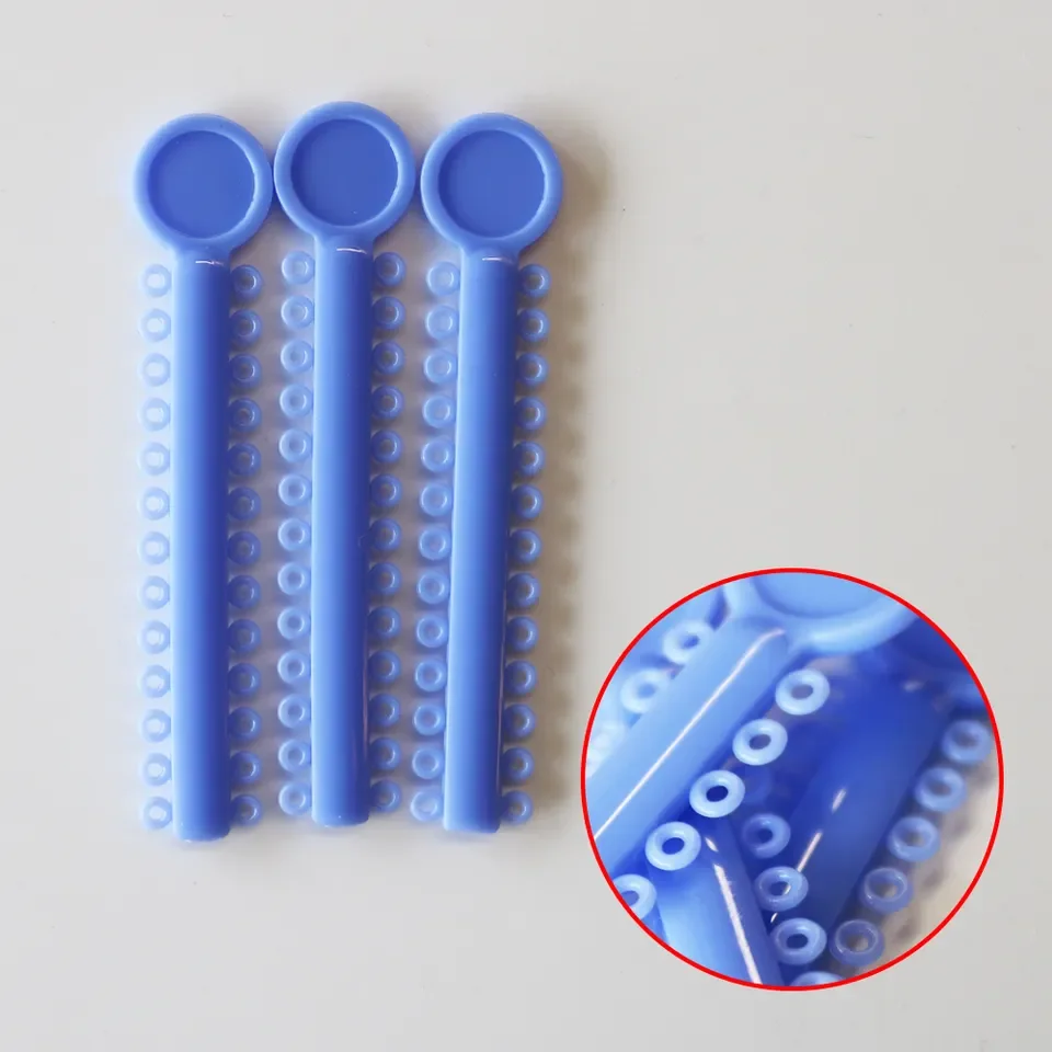 Dental elastic materials orthodontic O rings ligature tie