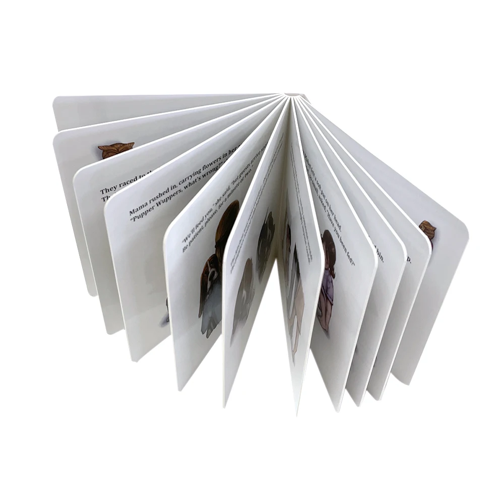 Индивидуальная дешевая полноцветная детская самозакрывающаяся книга