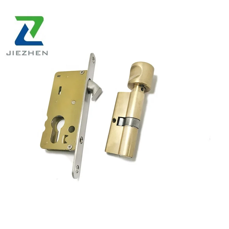 Hot sale sliding italian german bathroom aluminum wooden brass pin cylinder toilet keyless hotel mortise door lock