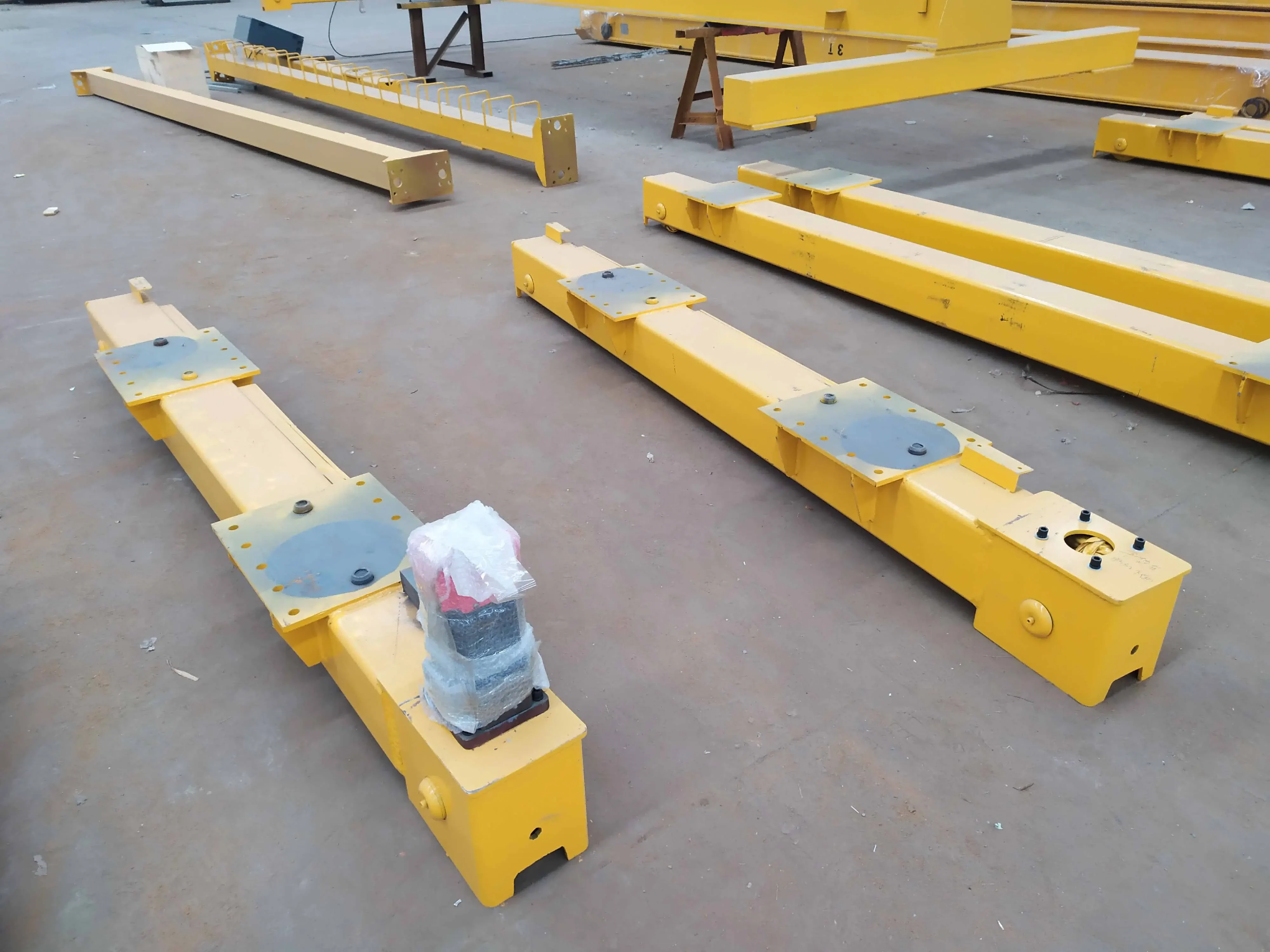 Workshop heavy duty supporting overhead crane stable running Crane End carriage end beam trolley motor