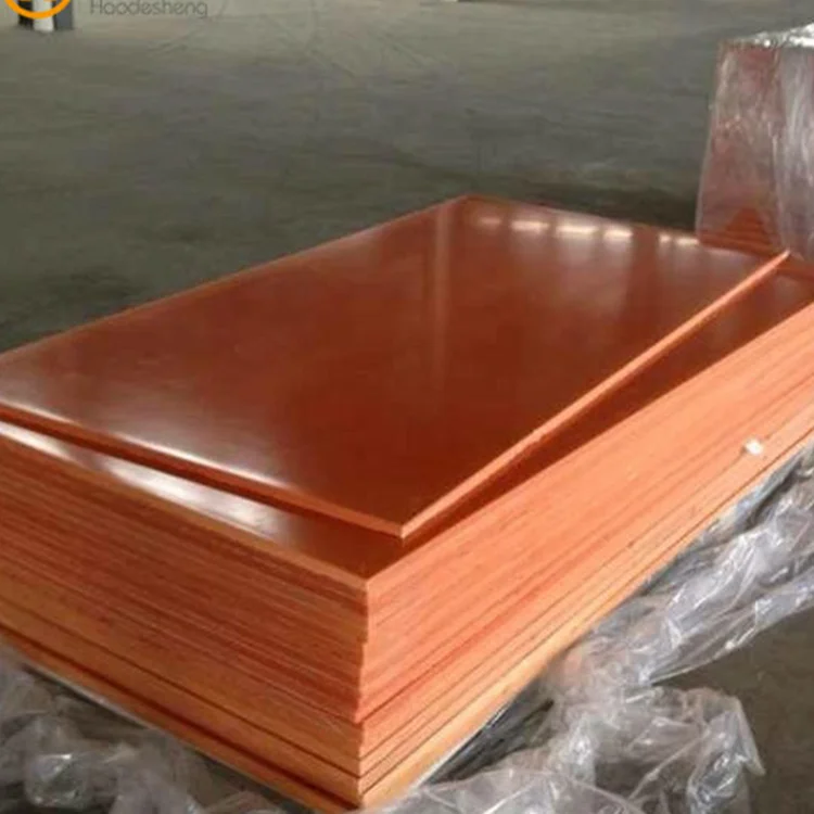 Natural Thickness Phenolic Resin Transformer Insulation Pressboard Laminated Paper Sheet