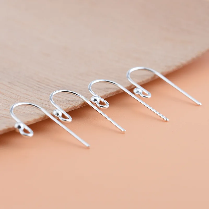 925 sterling silver DIY Jewelry accessory S925 earring hook to make earrings sterling silver ear hooks