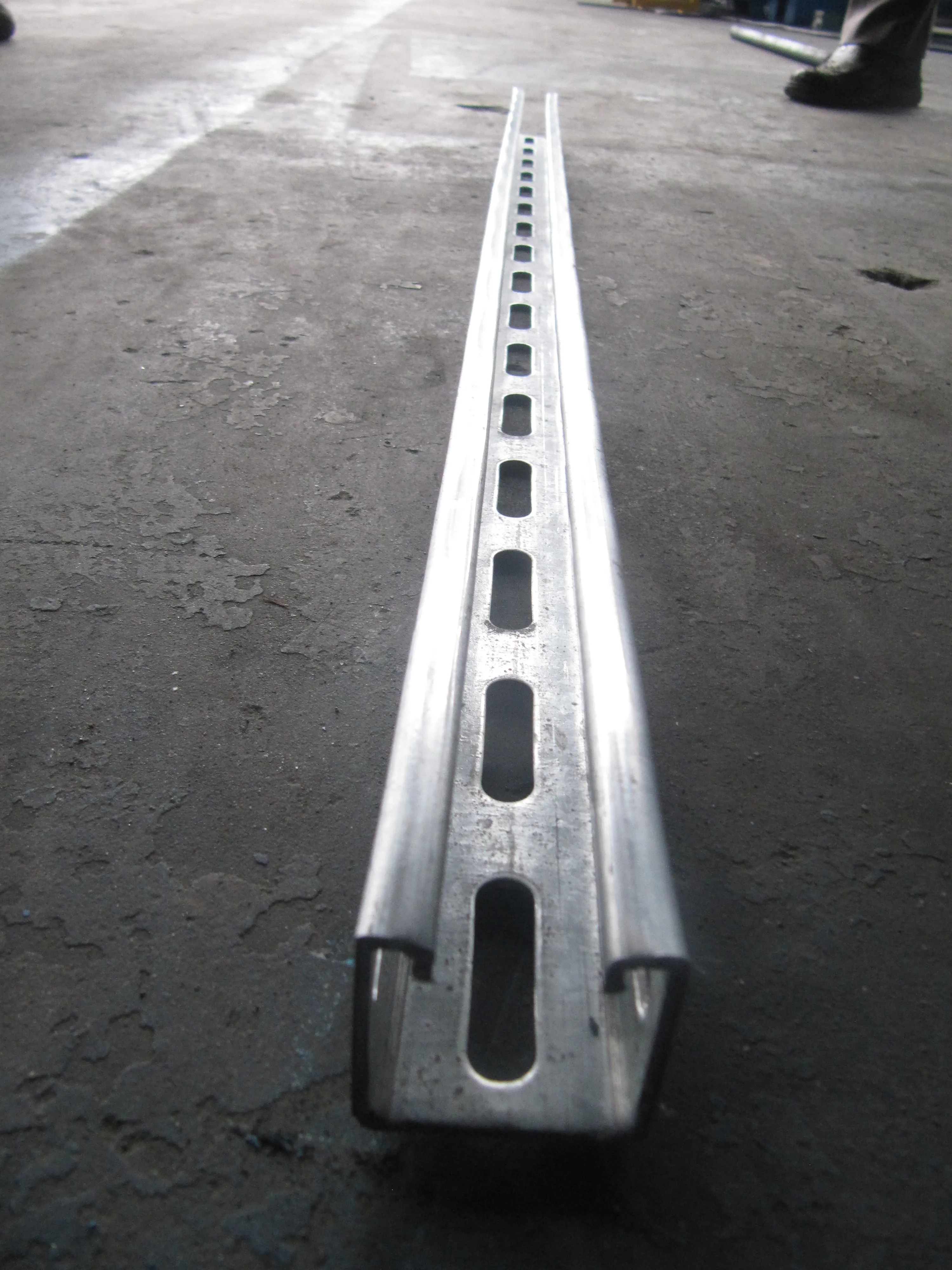 Hot sale C Channel Solar Strut Photovoltaic Stent Solar Bracket Photovoltaic Stent Roll Forming Machine