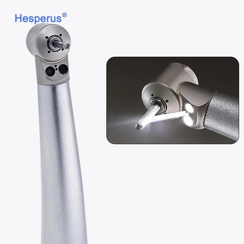 New Ce Surgical Mini Head Dental Kids with Double Led Handpiece Push Button Turbine High Speed Dental Handpiece