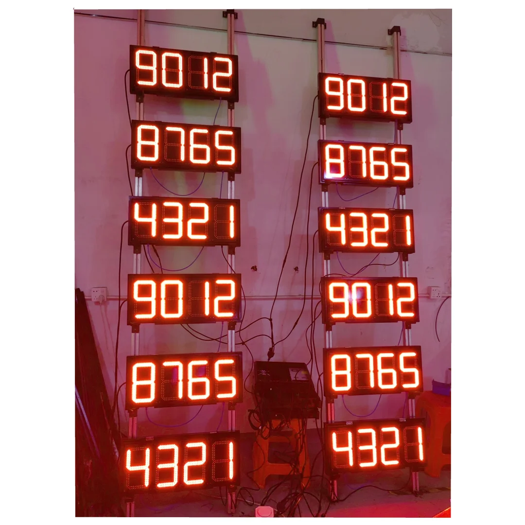 second hand led display screen digital price signs for gas station digital sign