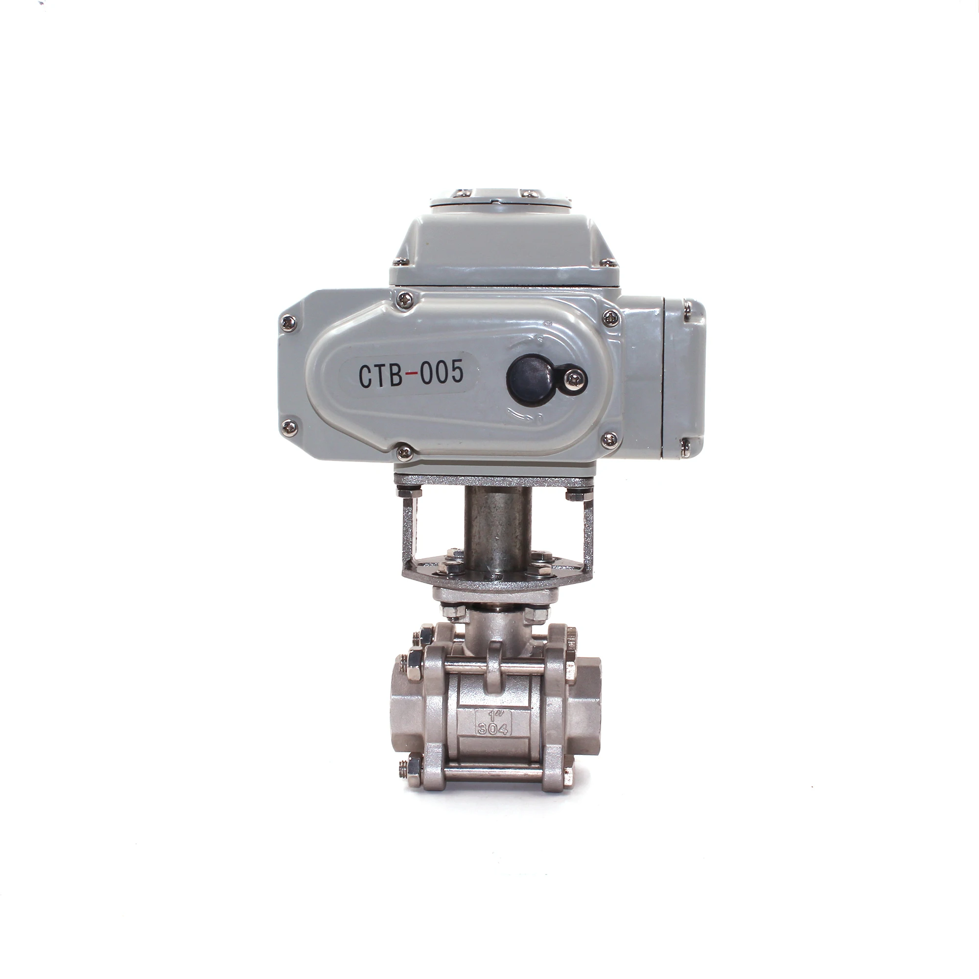 CTB005 2 Inch DN50 3 Inch DN80 Cast Iron Wafer Type Motor Control Actuator Electric Butterfly Valve