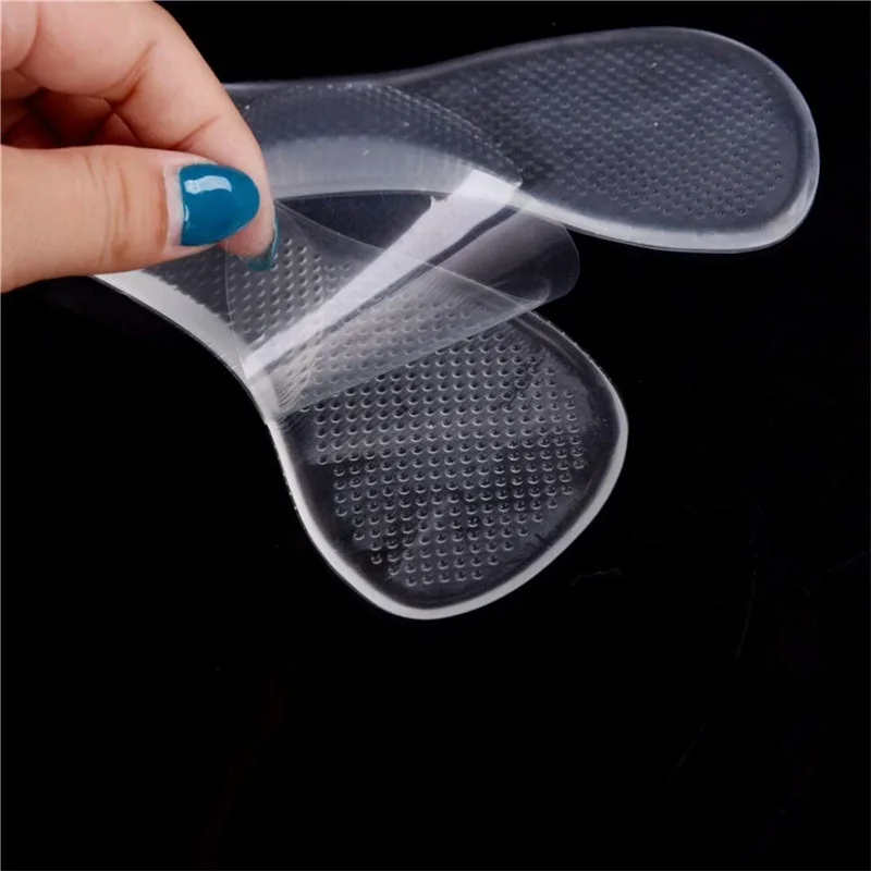 Women Gel Shoe Insoles Soft Foot Pain Relief 3 4 Gel Insoles  For High Heel Shoes