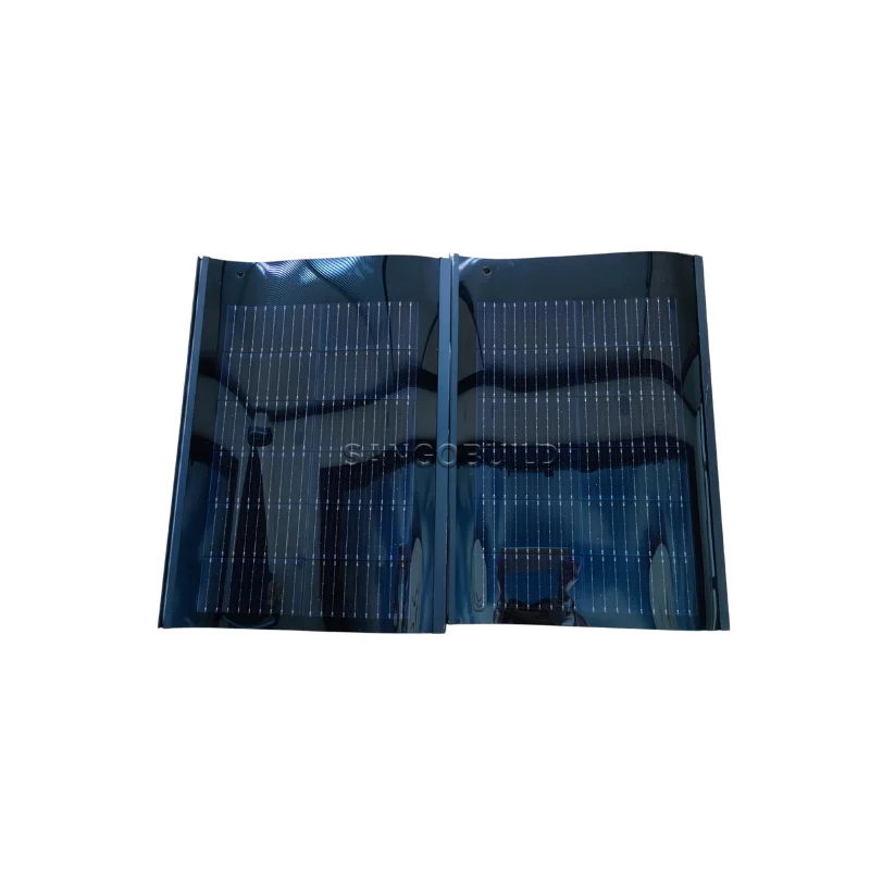 Outstanding Weather Protection Bent Photovoltaic System Solar Roof Solar Tiles