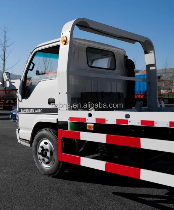 Hot Sale ISUZUs 3 Tons 5 Tons Flatbed Tow Truck Sliding Rotator Tow Truck Trailer Wrecker Truck