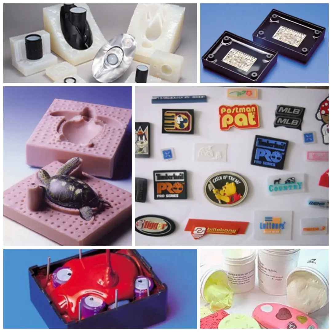 KE-20 Shin Etsu two-component cure silicone rubber used as moldmaking molds in welder molding of synthetic leathers