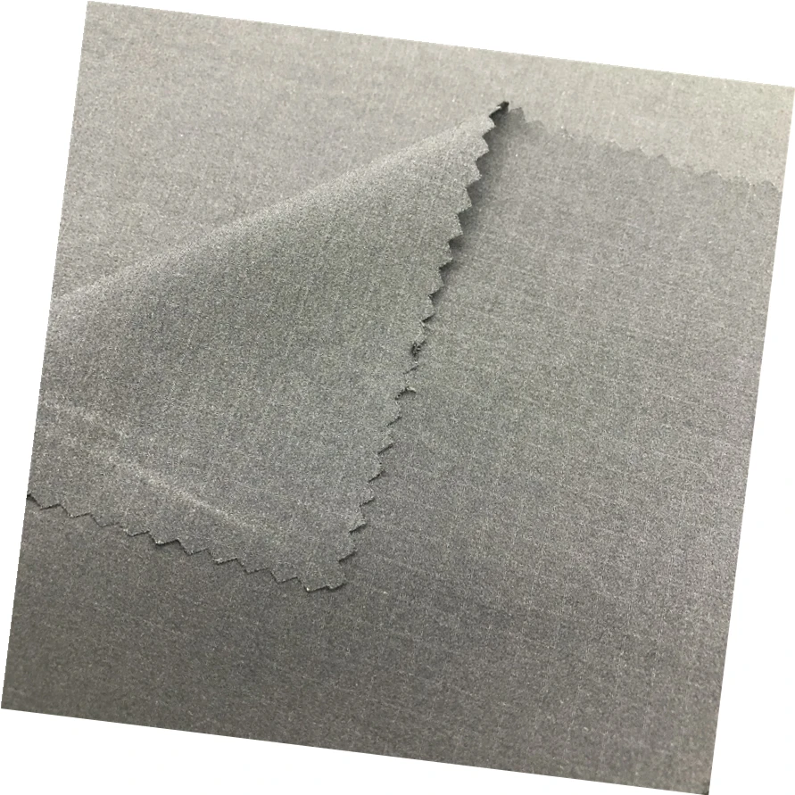 Hot sale 0.5cm Plaid 40D woven ripstop 4 four way stretch nylon spandex fabric for pants and sportswear