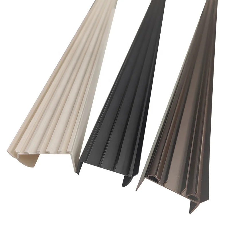 PVC Soft And Hard Co-Extrusion Door Seal / Fire Door Seal For The Bottom Of Single Or Double Doors