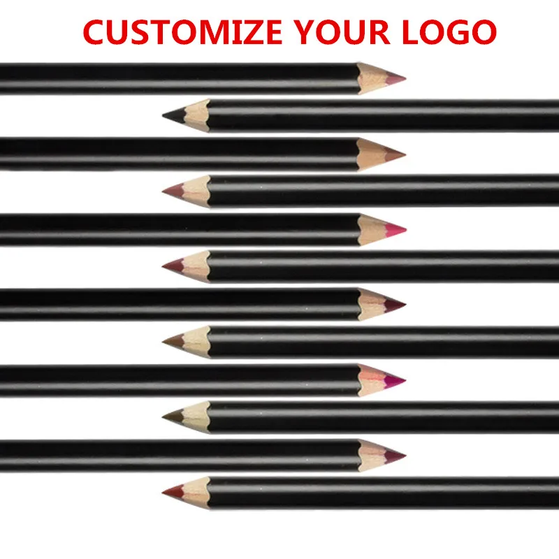 
2021 New Private Label Cosmetics Waterproof Lipliner Pencil Kissproof Long Lasting Lip Liner Pencil 