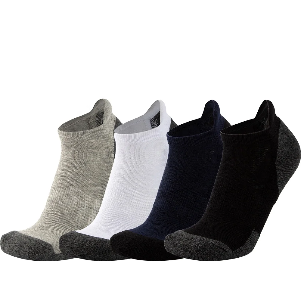 Плотные белые и черные мужские спортивные носки с хлопковой подкладкой