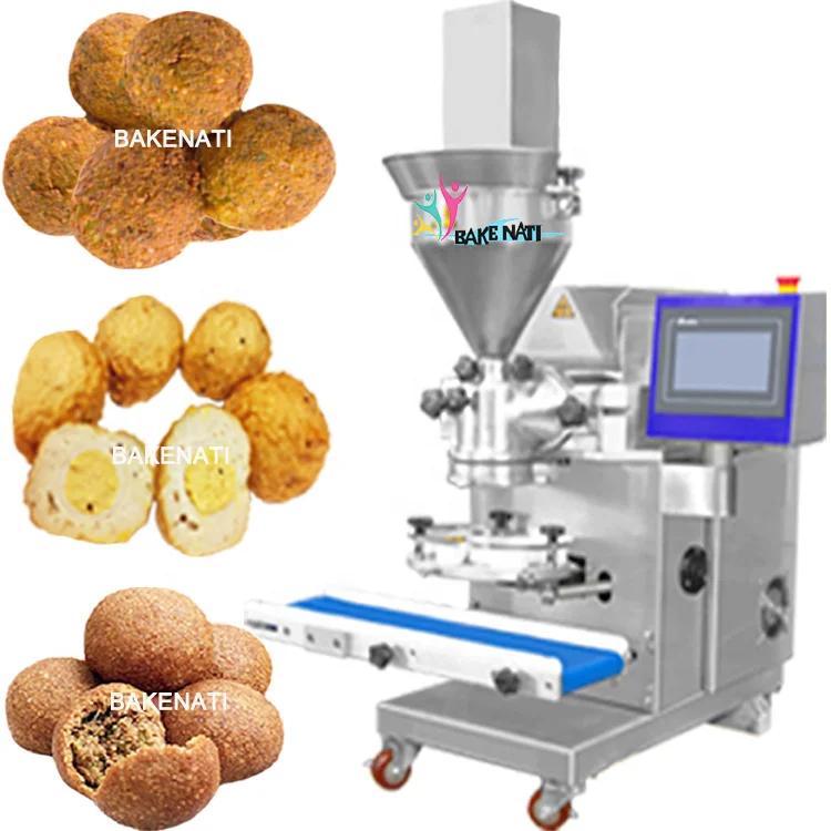 Shanghai Bakenati Hot Sell Multi-functional Automatic Croquette Machine Mini Falafel Machine Small Meat Ball Machine