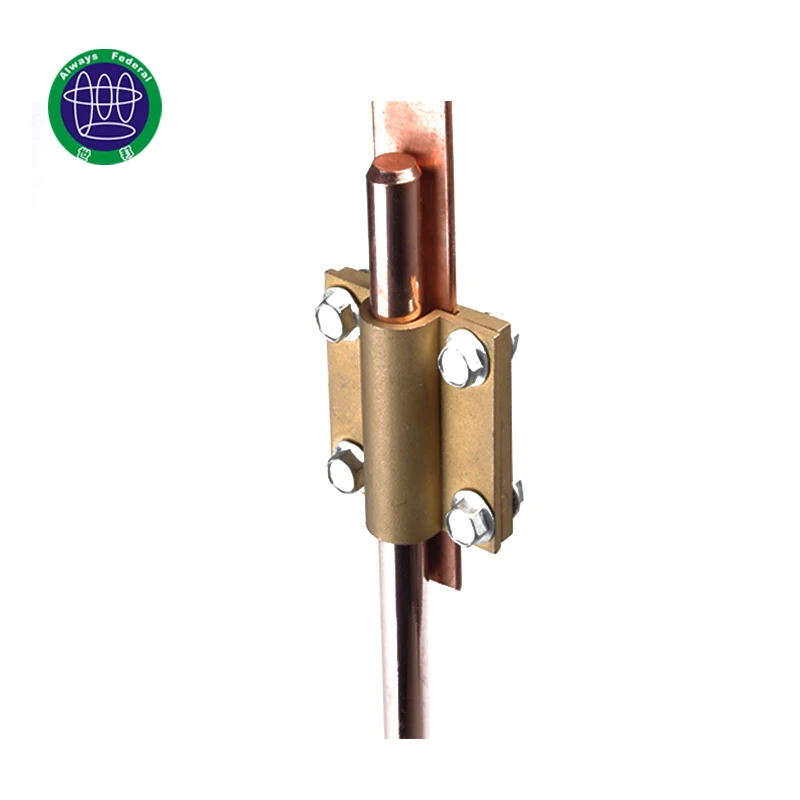 Wholesale/Custom High-performance Copper Flat Bar And Bar Connecting Clamp For Grounding Lightning Protection