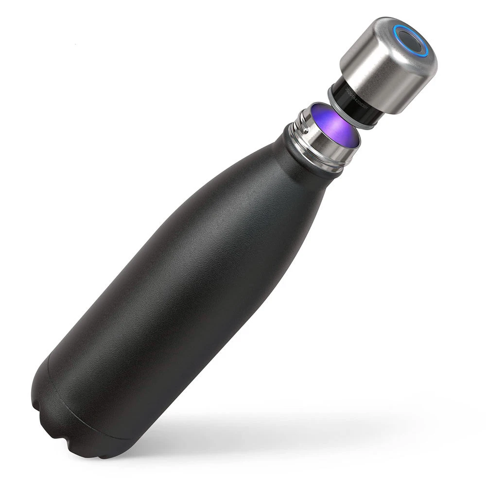 Self-Cleaning Insulated Bottle with EPA Certified UV Water Purifier