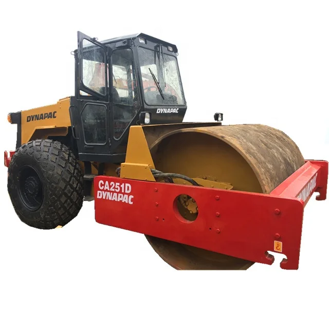 Dynapac road roller ca251d used road roller compactor machine second hand dynapac road roller with cummins engine