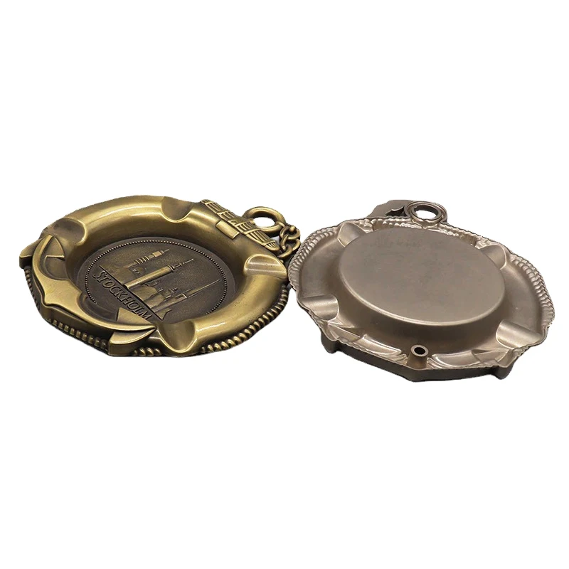 Custom Roman Colosseum Ashtray Metal crafts model Scenic spots Tourism souvenirs Creative Ashtray Ornaments