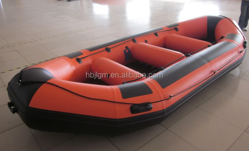 PVC Fishing Boat Inflatable Air Boat Double Room Drifting Diving Boat Fishing Accessory
