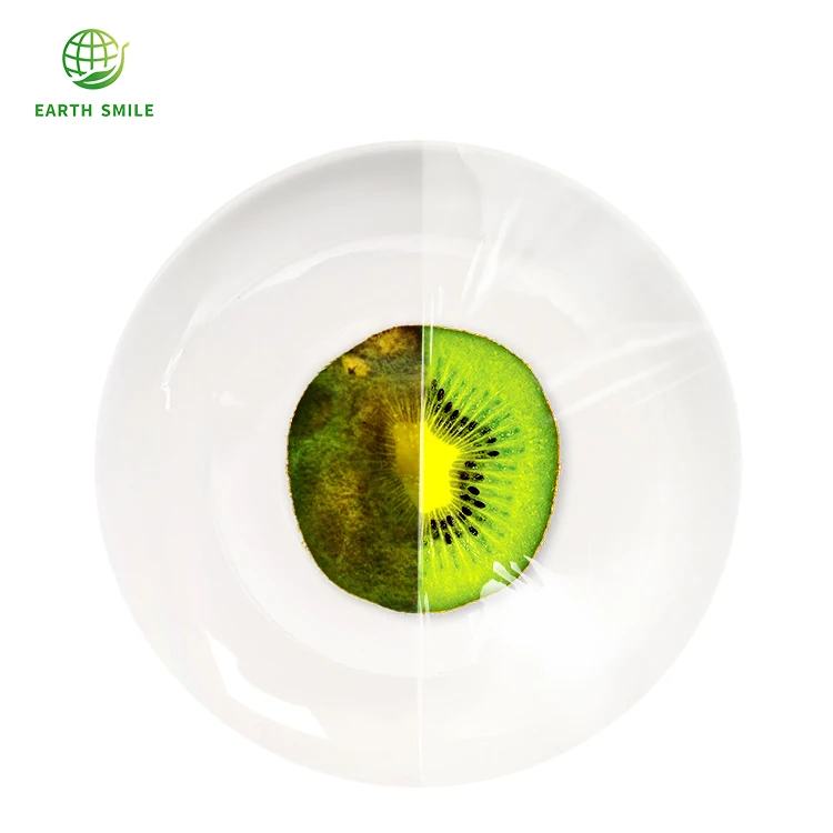 Shrink Strong Custom PLA PBAT Cornstarch Food Grade PE PVC Cling Film Compostable Small Plastic Wrap