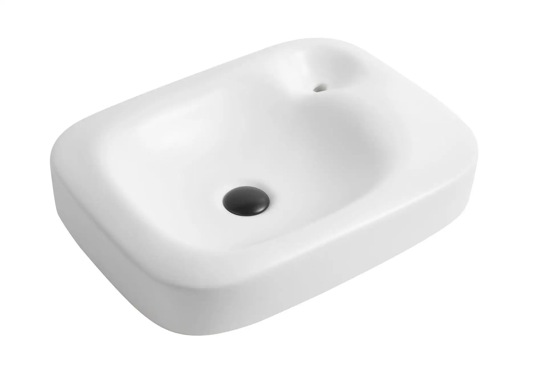 White Ceramic Round Lava Art Luxury Wash Basin Modern Bathroom Sink