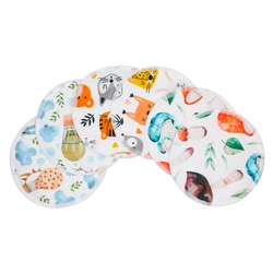 New arrival reusable 6 piece set nursing breast pads Washable bamboo breast pads with Laundry Bag