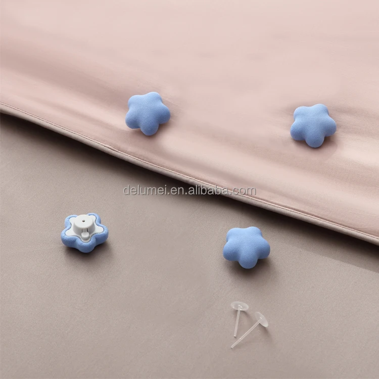 4pcs Safety Non-slip Quilt Blankets Bed Sheet Fastener Cute Dekbed Clips Pins Star Duvet Cover Clip Quilt Holder