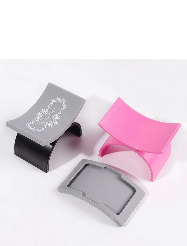 Nail U Shaped Silicone Hand Pillow Portable Removable Arm Rest Soft Holder Cushion Manicure Tools Washable Wrist Mat