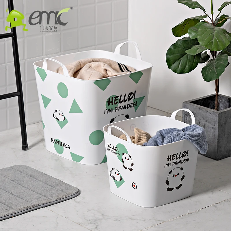 Large Plastic Laundry Basket Customized Household Laundry Storage Laundry Hamper Dirty Clothes Basket