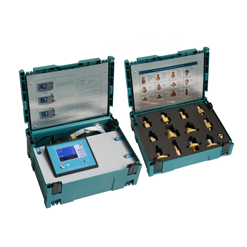 HVHIPOT GDSF-311WPD Portable SF6 Gas Purity Dew Point Tester SO2 H2S CO HF CF4 Gas Analyzer (All in one)