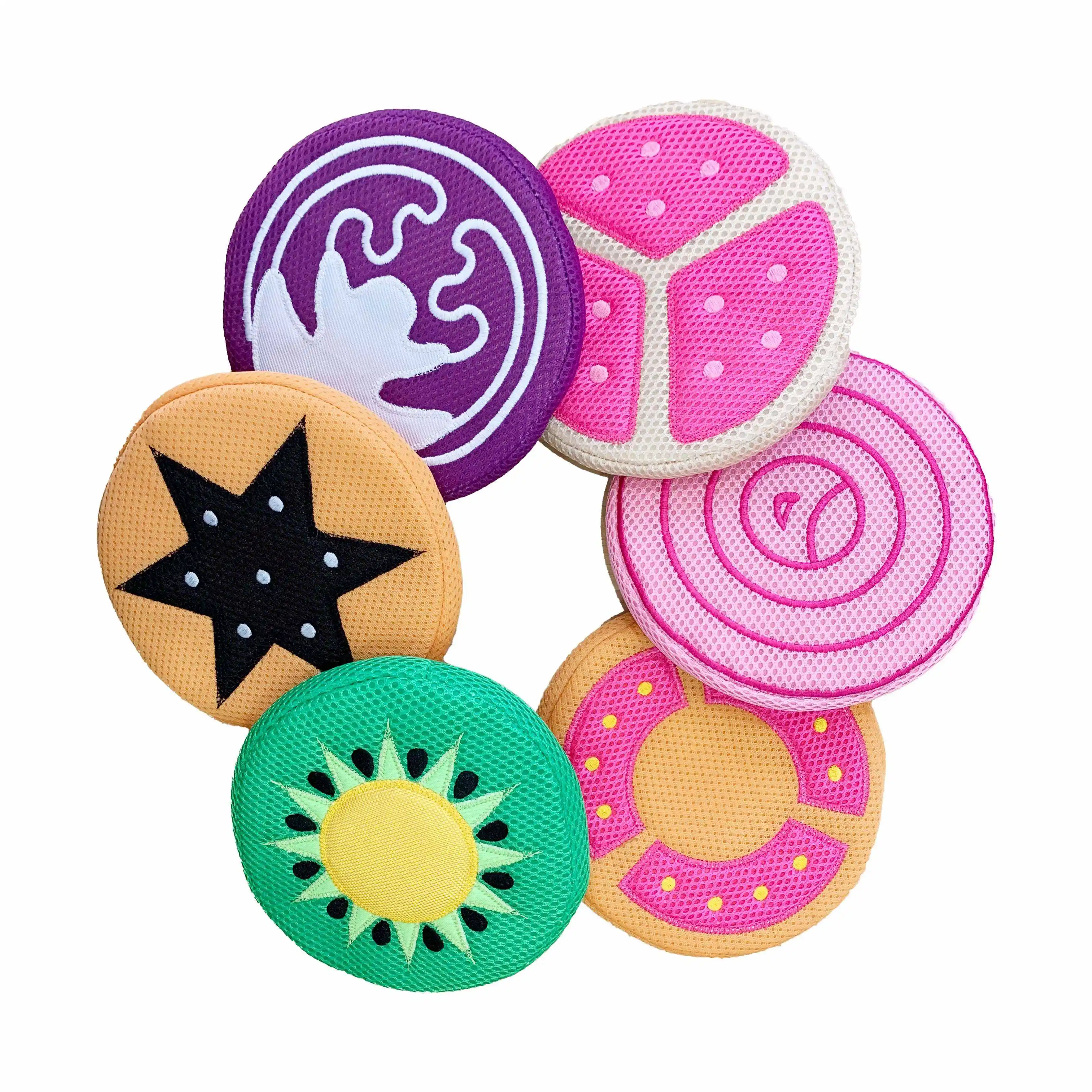 U-PETS factory newest designed mesh floating plush dog toys