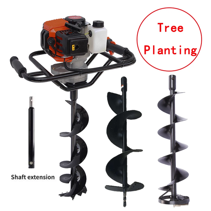 Professional Single Earth Augers Post Hole Digger Tree Planting Digging Machines Hole Digger