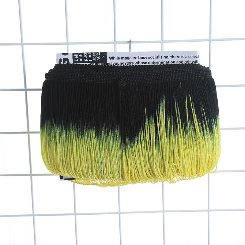 
Wholesale 20CM Gradient Color Lace Fringe Tassel For Latin Dress 