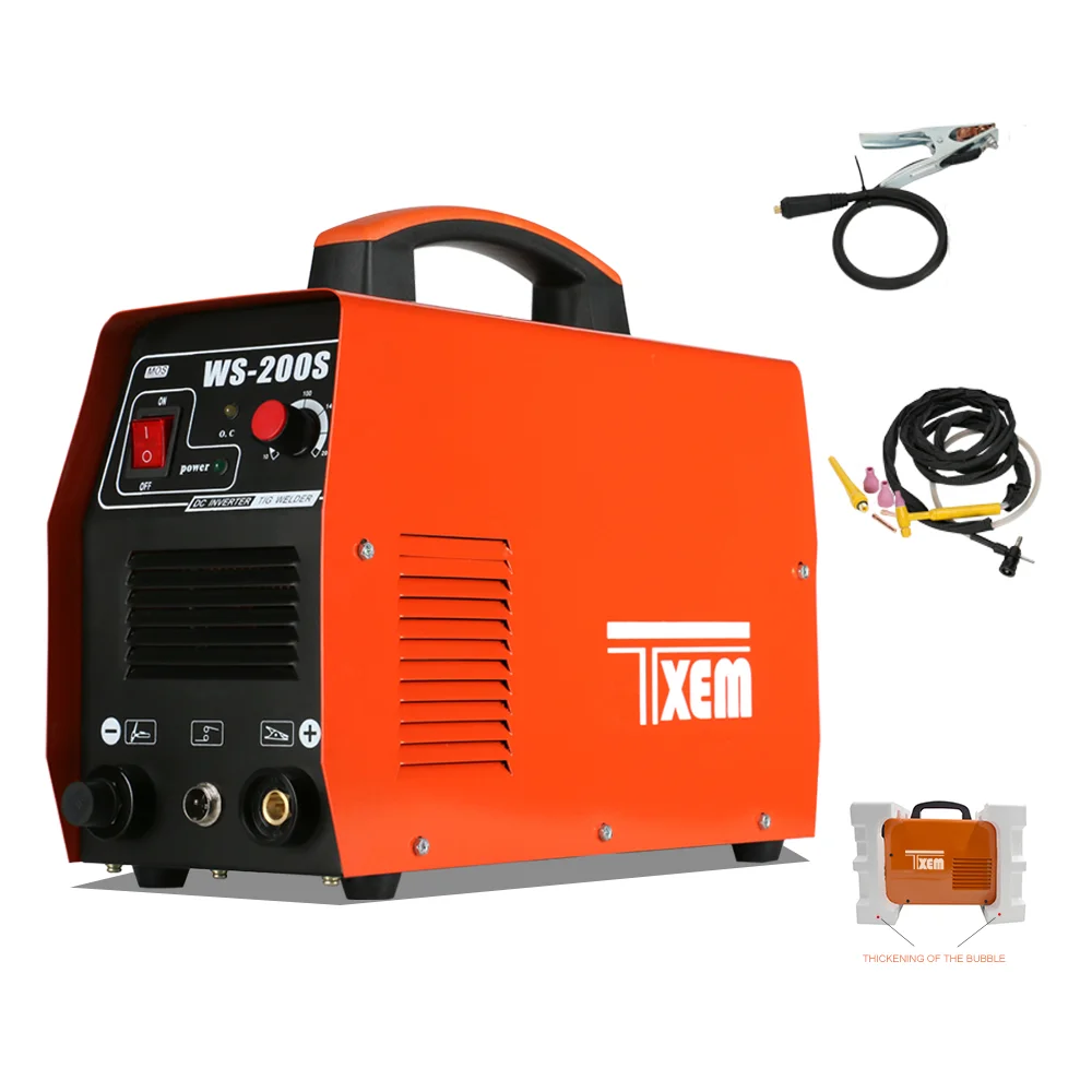 TIG-250A 200A 1p 220V DC IGBT Small Portable Argon Arc Inverter Welding Machine