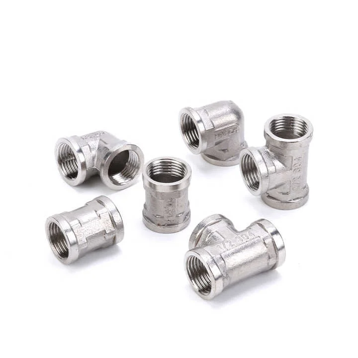 Wholesale 3/8'-1' Threaded Fittings Stainless Steel Nickel Plated Plumbing Fittings Copper Nickel Alloy Pipe Fitting Elbow