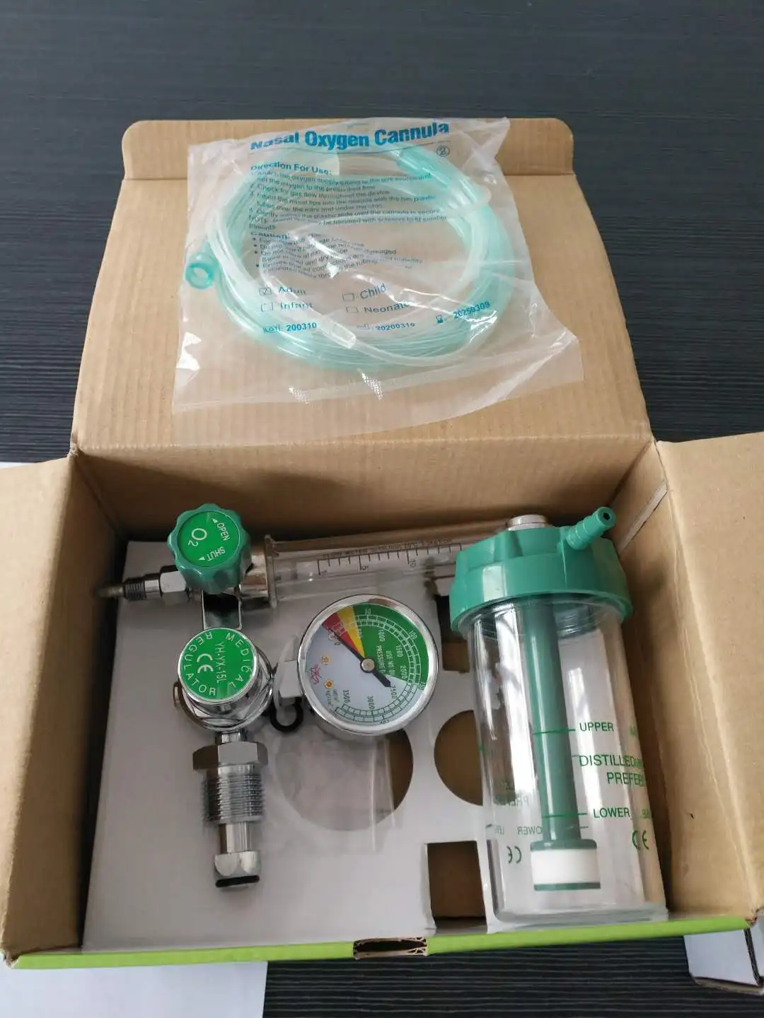 Professional Medical oxigen flow meter regulator medical oxygen gas cylinder regulator for sale
