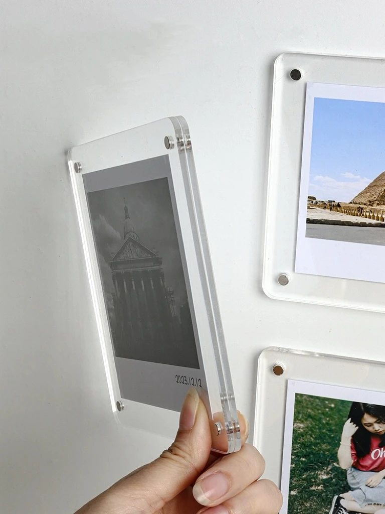 Магнитные фоторамки заготовка из акрила магнит на холодильник акриловая фоторамка рамка плексигласа прозрачная