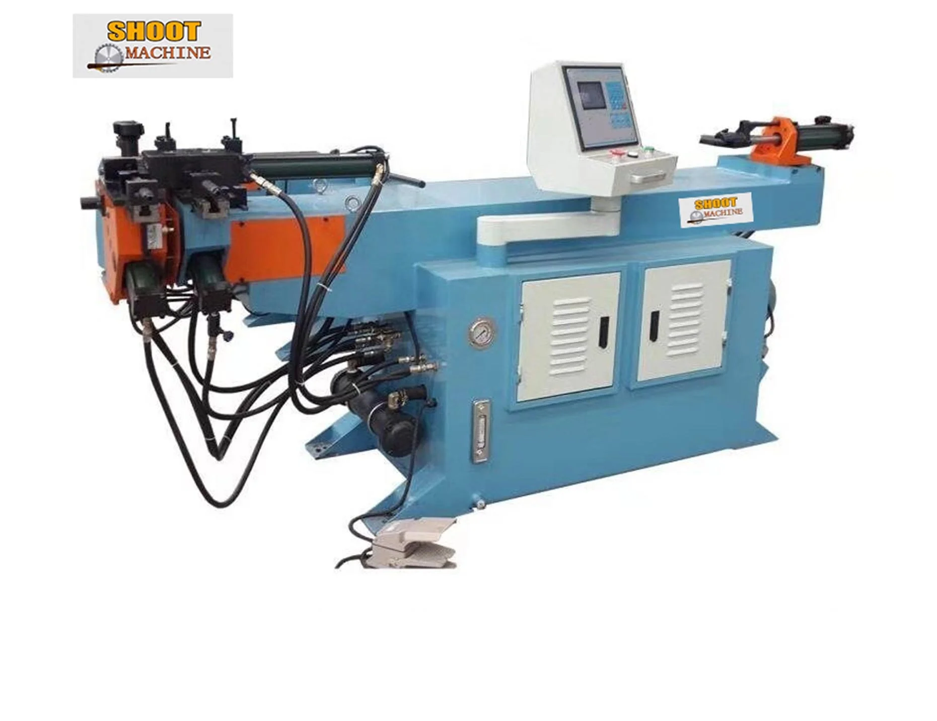 Shoot Brand NC Single Head Hydraulic Pipe Bender Machine, SH-50NCB