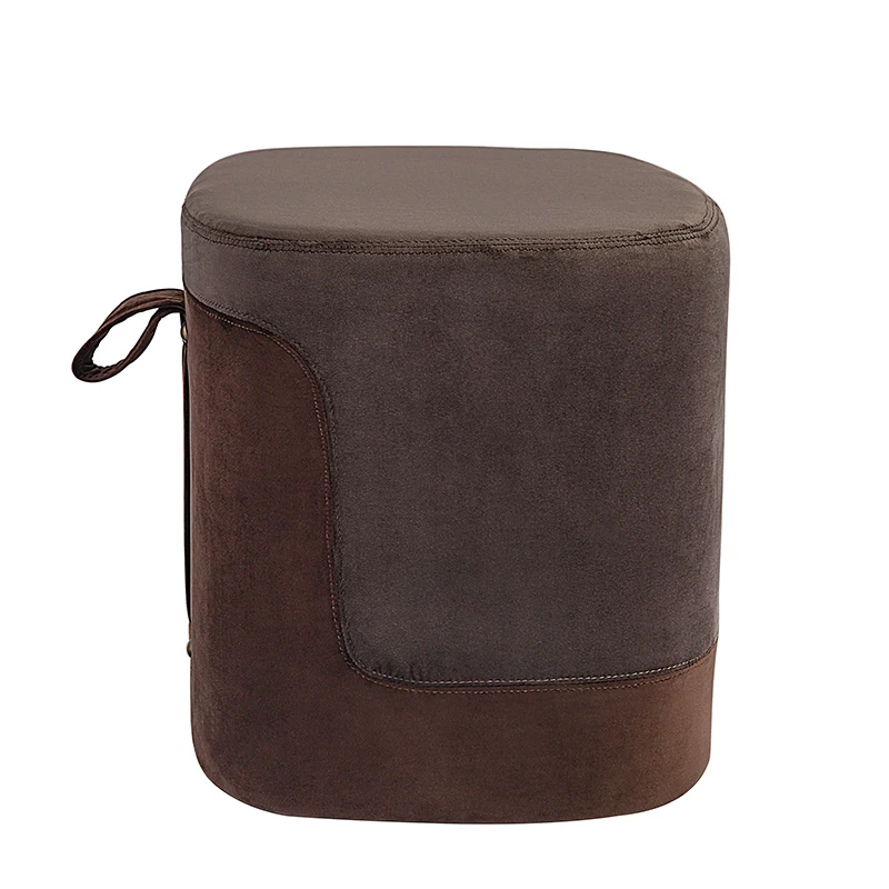 USA warehouse drop drop shipping Velvet Dressing Stool Chinese style Luxury  bench Ottoman Creative Pouf home Furniture