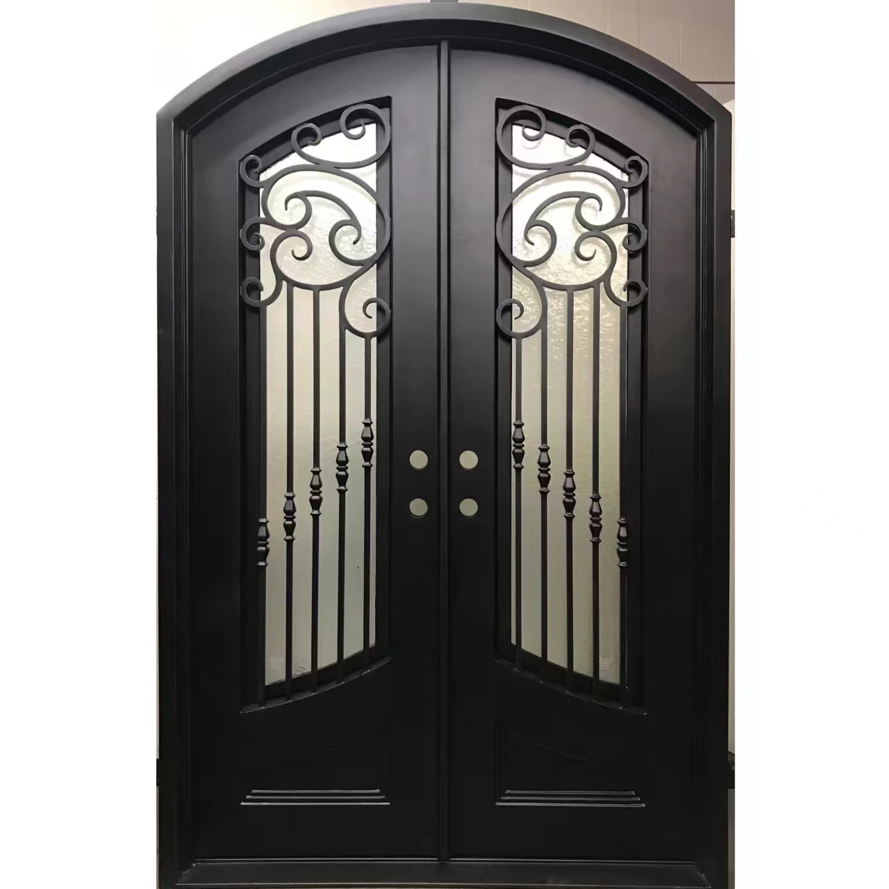 Factory Wholesale  Iron Door Design Catalogue  Main Gate Color Door Iron Gate Design  Arches Iron Doors