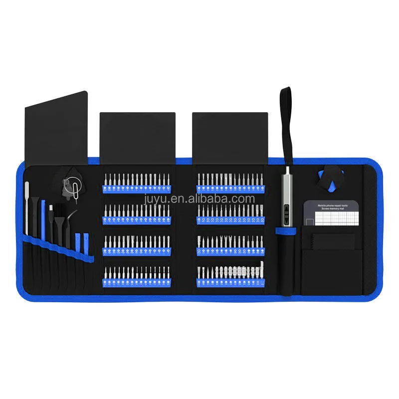 Screwdriver Sets 142 Piece Electronics Precision Screwdriver with 120 Bits Magnetic Repair Tool Kit for iPhone, MacBook