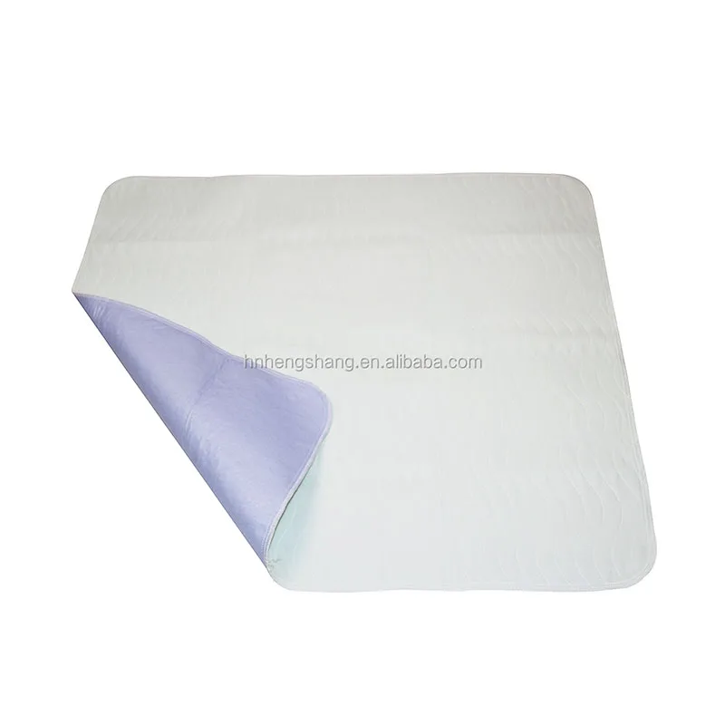 extra absorbent adult polyurethane washable waterproof incontinence bed pads 60*90